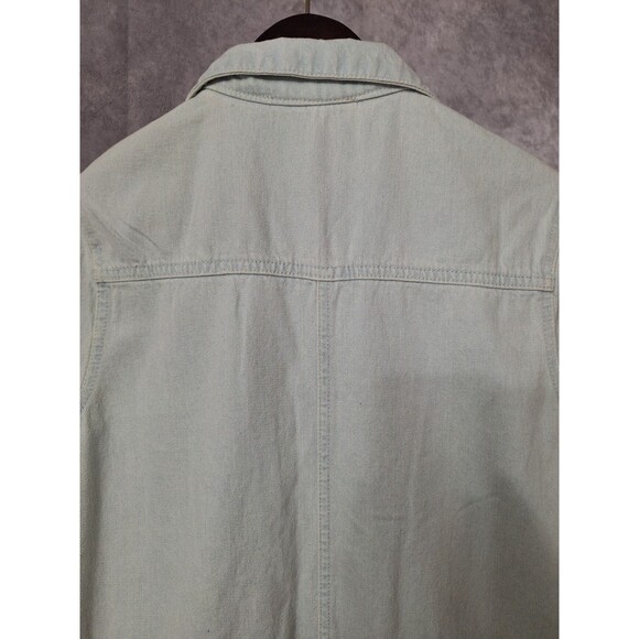 New Hunter and Brown Cotton Denim Short Sleeve Jumpsuit Womens Small Utility Y2k - Picture 15 of 15